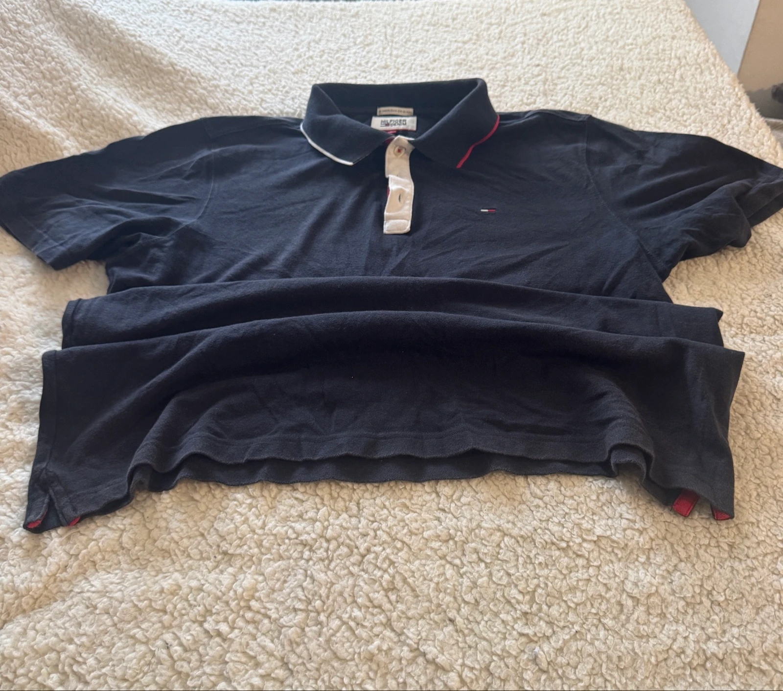Tommy Hilfiger Denim Polo Classic Fit Premium Quality Streetwear Vintage Navy Blue – photo 3